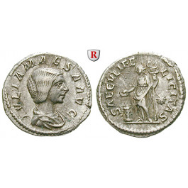 Römische Kaiserzeit, Julia Maesa, Großmutter des Elagabal, Denar um 225, ss