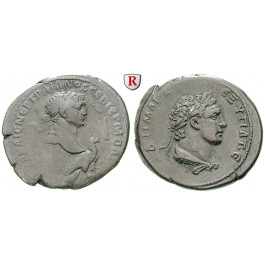 Römische Provinzialprägungen, Seleukis und Pieria, Antiocheia am Orontes, Traianus, Tetradrachme 111-112 n.Chr., ss+/vz