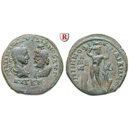 Römische Provinzialprägungen, Thrakien-Donaugebiet, Markianopolis, Gordianus III., Bronze, ss