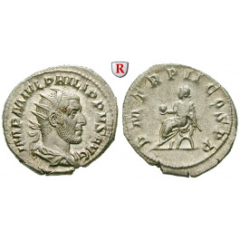 Römische Kaiserzeit, Philippus I., Antoninian 245, vz