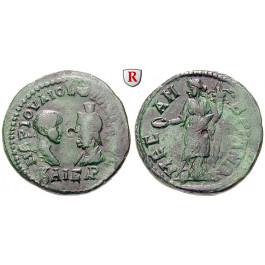Römische Provinzialprägungen, Thrakien, Mesembria, Philippus II., Caesar, Bronze, ss/ss+