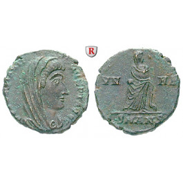 Römische Kaiserzeit, Constantinus I., Follis 347-348, f.vz