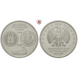 Bundesrepublik Deutschland, 10 Euro 2009, Universität Leipzig, A, PP, J. 545