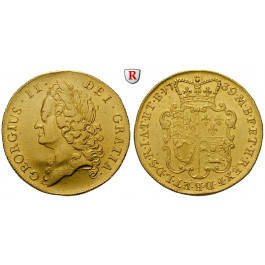 Grossbritannien, George II., 2 Guineas 1739, ss