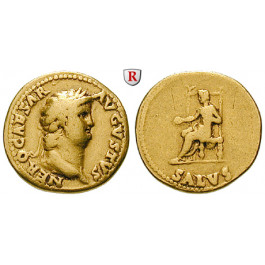 Römische Kaiserzeit, Nero, Aureus 65-66, ss