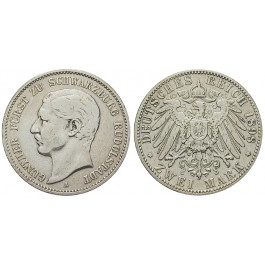 Deutsches Kaiserreich, Schwarzburg-Rudolstadt, Günther Viktor, 2 Mark 1898, A, ss, J. 167