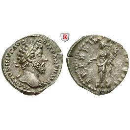Römische Kaiserzeit, Marcus Aurelius, Denar 166, vz/ss