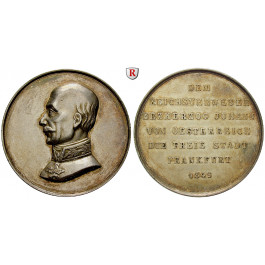 Frankfurt, Stadt, Silbermedaille 1849, vz