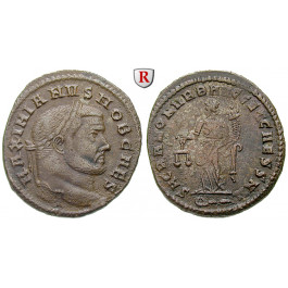 Römische Kaiserzeit, Galerius, Follis 300-301, ss