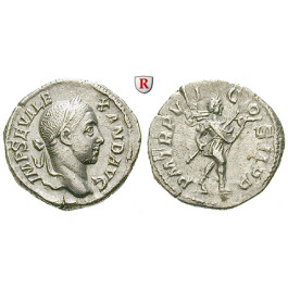 Römische Kaiserzeit, Severus Alexander, Denar 228, ss-vz