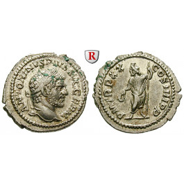 Römische Kaiserzeit, Caracalla, Denar 217, ss-vz