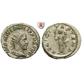 Römische Kaiserzeit, Philippus I., Antoninian 244-247, vz-st