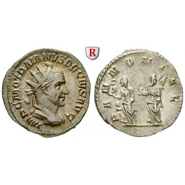 Römische Kaiserzeit, Traianus Decius, Antoninian 249-251, vz+
