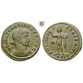 Römische Kaiserzeit, Constantinus I., Follis 317, f.vz