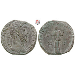 Römische Kaiserzeit, Commodus, Sesterz 186-187, ss