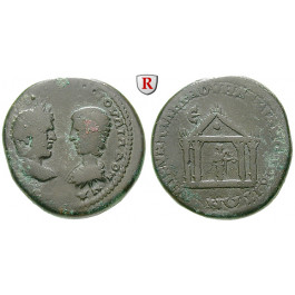 Römische Provinzialprägungen, Thrakien-Donaugebiet, Markianopolis, Caracalla, Bronze 198-217, s/f.ss