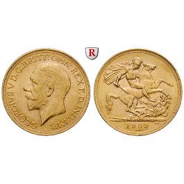 Südafrika, George V., Pound 1925-1932, 7,32 g fein, ss-vz