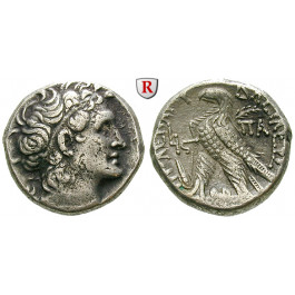 Ägypten, Königreich der Ptolemäer, Kleopatra VII., Tetradrachme Jahr 16 =  37-36 v.Chr., ss