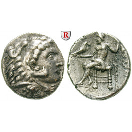 Makedonien, Königreich, Alexander III. der Grosse, Tetradrachme 325-315 v.Chr., ss+