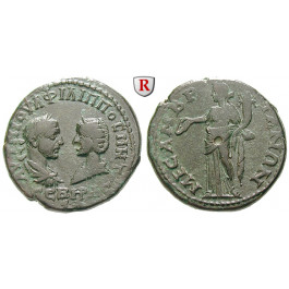 Römische Provinzialprägungen, Thrakien, Mesembria, Philippus I., Bronze 244-249, ss+