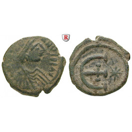 Byzanz, Justinian I., Pentanummium (5 Nummi) 527-565, ss/ss+