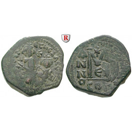 Byzanz, Heraclius und Heraclius Constantinus, Follis 613-641, s-ss