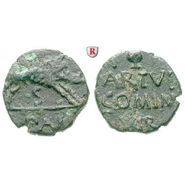 Italien-Lukanien, Paestum, L. Artueius und C. Cominius, Duoviri, Semis 1. Jh.v.Chr., f.ss