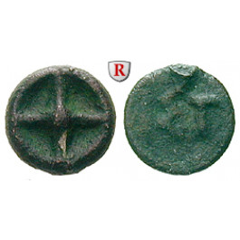 Thrakien-Donaugebiet, Istros, Bronze 420-400 v.Chr., ss/s