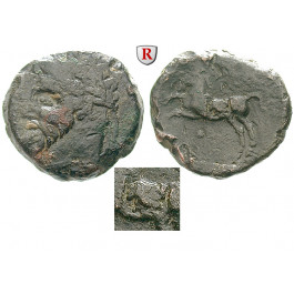 Numidien, Königreich, Micipsa, Bronze 148-118 v.Chr., s+