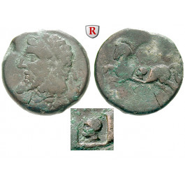 Numidien, Königreich, Micipsa, Bronze 148-118 v.Chr., f.ss/s
