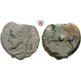Numidien, Königreich, Micipsa, Bronze 148-118 v.Chr., s/f.ss