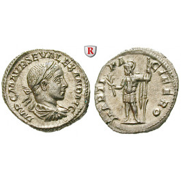 Römische Kaiserzeit, Severus Alexander, Denar 223, vz-st