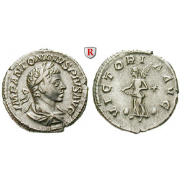 Römische Kaiserzeit, Elagabal, Denar 218-222, ss+