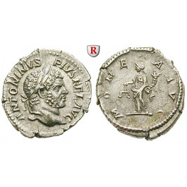 Römische Kaiserzeit, Caracalla, Denar 210-213, vz+