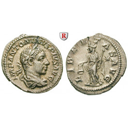 Römische Kaiserzeit, Elagabal, Denar 220-221, vz