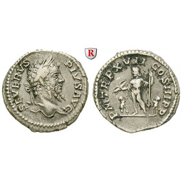 Römische Kaiserzeit, Septimius Severus, Denar 209, ss