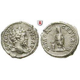 Römische Kaiserzeit, Septimius Severus, Denar 207, ss