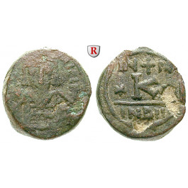 Byzanz, Mauricius Tiberius, Halbfollis (20 Nummi) 584-585, s/ss