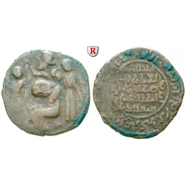 Urtukiden von Maridin, Husam al-Din Yuluk Arslan, Dirham 1195, s