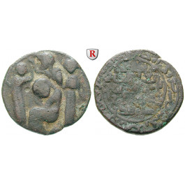 Urtukiden von Maridin, Husam al-Din Yuluk Arslan, Dirham 1195, s