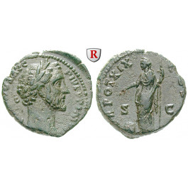 Römische Kaiserzeit, Antoninus Pius, As 140-141, ss+