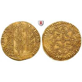 Frankreich, Charles V., Franc a Pied 1364-1380, ss-vz