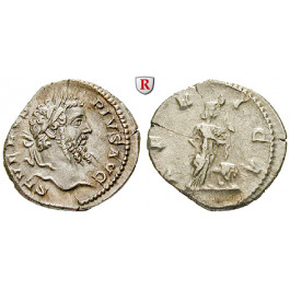 Römische Kaiserzeit, Septimius Severus, Denar 207, f.vz/ss