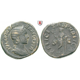 Römische Kaiserzeit, Julia Mamaea, Mutter des Severus Alexander, Sesterz 228, ss