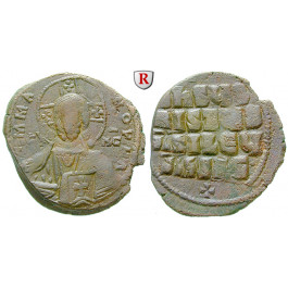 Byzanz, Basilius II. und Constantinus VIII., Follis 976-1025, ss