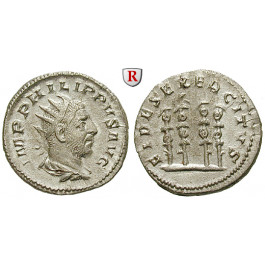 Römische Kaiserzeit, Philippus I., Antoninian 247-249, vz