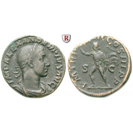 Römische Kaiserzeit, Severus Alexander, Sesterz 234, ss