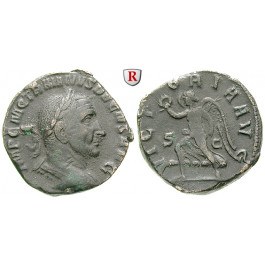 Römische Kaiserzeit, Traianus Decius, Sesterz 249-251, ss