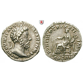 Römische Kaiserzeit, Marcus Aurelius, Denar 168, ss-vz