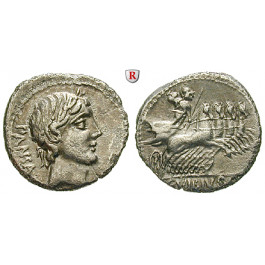 Römische Republik, C. Vibius, Denar 90 v.Chr., ss+